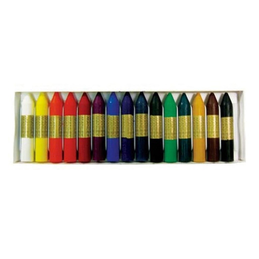 [630174] CERAS MANLEY — ESTUCHE 15 COLORES SURTIDOS · CERAS BLANDAS · TRAZO SUAVE · MEZCLA Y DIFUMINADO