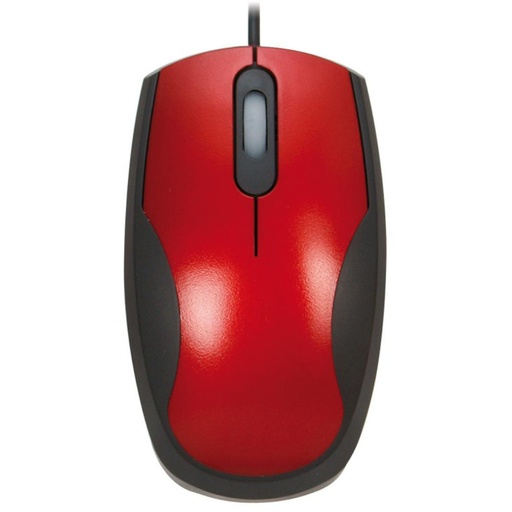 [130503] RATON PLUS OPTICO ROJO C/CABLE
