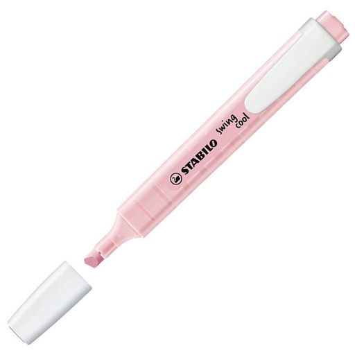 [081507] ROTULADOR STABILO FLUORESCENTE FINO SWING COOL PASTEL ROSA