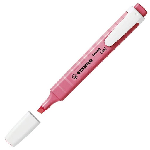 [081511] ROTULADOR STABILO FLUORESCENTE FINO SWING COOL PASTEL ROSA CEREZO EN FLOR