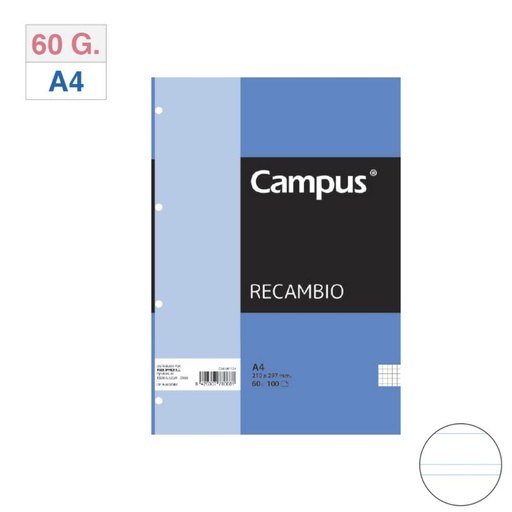 [001126] RECAMBIO A4 100/H 60G 4-TAL 2R