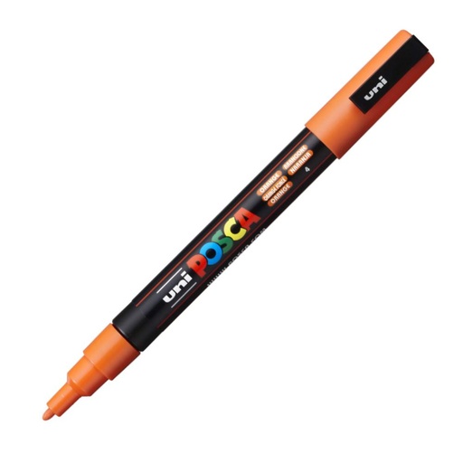 [122018] ROTULADOR UNI POSCA PC-3M NARANJA MARCADOR DE PINTURA BASE AGUA 0,9–1,3 MM