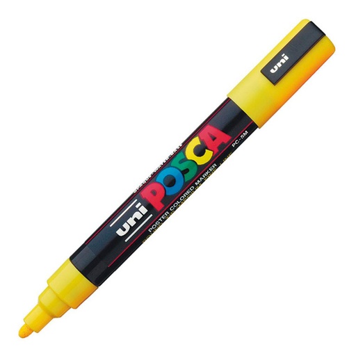 [119455] ROTULADOR UNI POSCA PC-5M AMARILLO PUNTA 1,8–2,5 MM