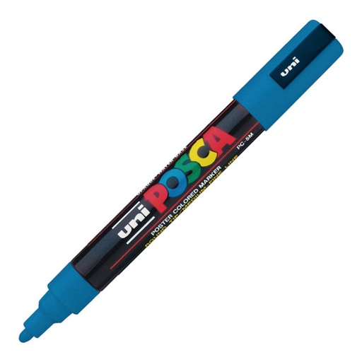 [119449] ROTULADOR UNI POSCA PC-5M AZUL CLARO PUNTA 1,8–2,5 MM
