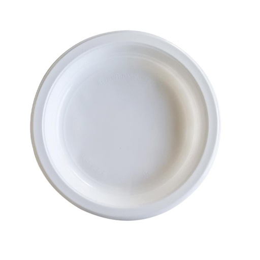 [750085] PLATO REUTILIZABLE LLANO 22 CM – PACK 25 UDS