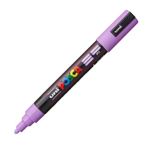 [122044] ROTULADOR UNI POSCA PC-5M LAVANDA PUNTA 1,8–2,5 MM