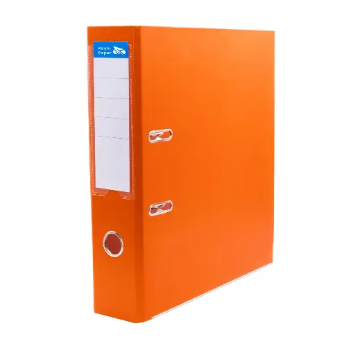 [180751] ARCHIVADOR RADO RAYLU FOLIO LOMO ANCHO 75MM FORRADO INTERIOR PP NARANJA