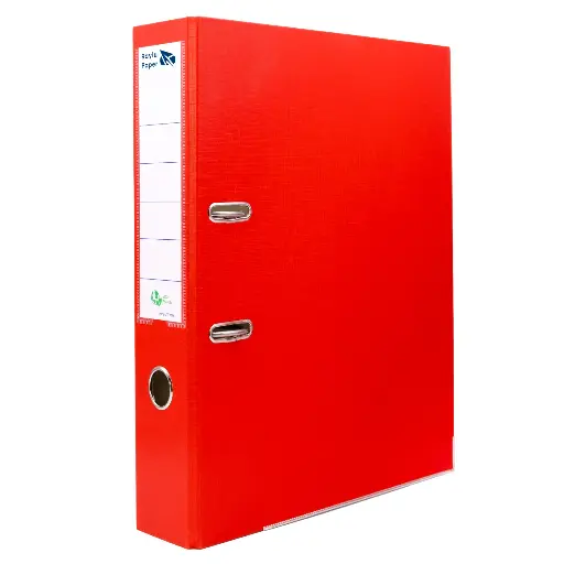 [181006] ARCHIVADOR RADO RAYLU FOLIO LOMO ANCHO 75MM FORRADO INTERIOR PP ROJO