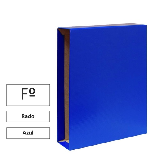 [181144] CAJA PARA ARCHIVADOR FOLIO AZUL · TIPO RADO · RAYLU