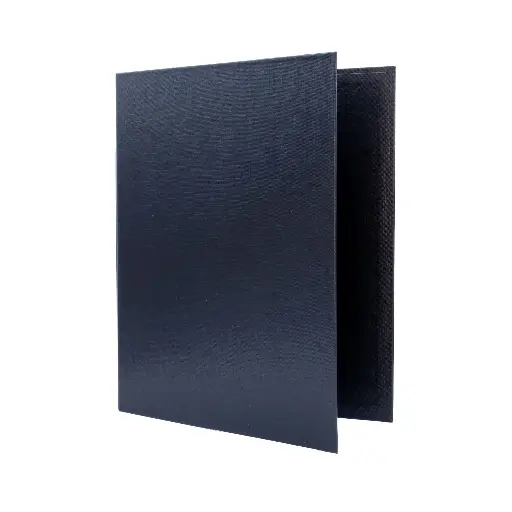 [180788] CARPETA RAYLU PAPER FOLIO 4 ANILLAS 40MM NEGRO CARTÓN FORRADO PP 