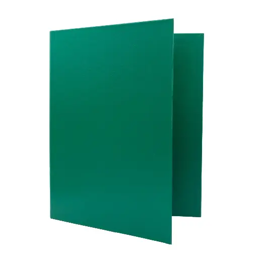 [180790] CARPETA RAYLU PAPER FOLIO 4 ANILLAS 40MM VERDE CARTÓN FORRADO PP 