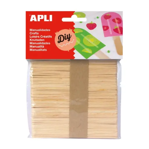 [649527] PALOS DE POLO DE MADERA NATURAL 114×10MM 50 UDS