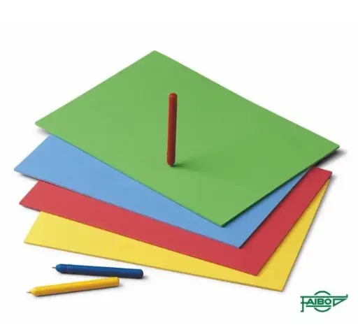 [70054] ALMOHADILLAS PARA PICADO EN EVA (LAMINA 210x300x4 MM – 4 COLORES SURTIDOS)