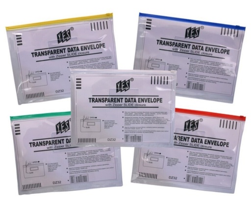 [180640] SOBRE PORTADOCUMENTOS PP A4 335×245MM CREMALLERA ZIP