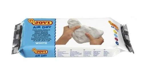 [825756] PASTA PARA MODELAR ENDURECIBLE AL AIRE 250 G BLANCA AIR DRY CLAY JOVI