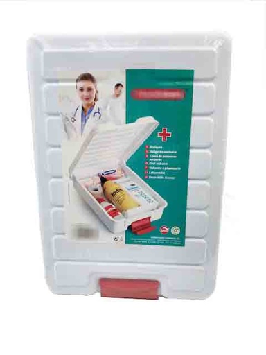[825003] BOTIQUÍN VACÍO · CAJA PARA PRIMEROS AUXILIOS · REUTILIZABLE