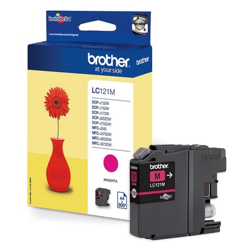 [166004] BROTHER  CARTUCHO DE TINTA INK-JET LC121M MAGENTA