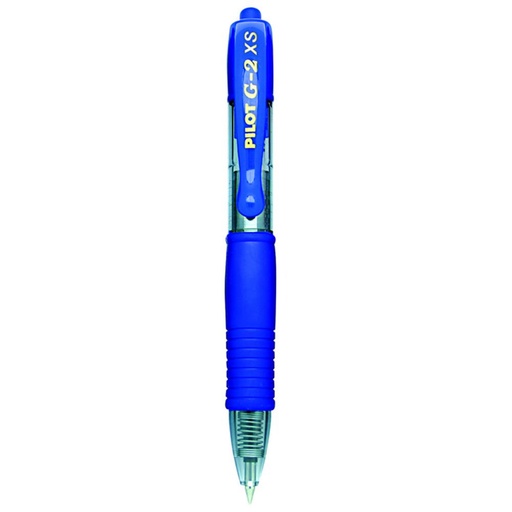 [119366] BOLÍGRAFO PILOT G-2 PIXIE AZUL · TINTA GEL · PUNTA 0,7 MM · TRAZO 0,4 MM · CLIC RETRÁCTIL · GRIP · PACK 12 UDS