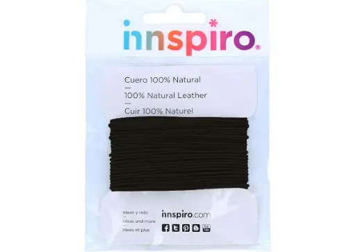 [826148] CORDON CUERO NATURAL NEGRO 2MMX5M