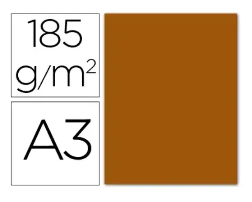 [700037] CARTULINAS CANSON IRIS A3 CHOCOLATE 180 G (PACK 50 HOJAS) 420 × 297 MM    