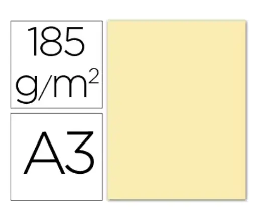 [700035] CARTULINAS CANSON IRIS A3 CREMA 180 G (PACK 50 HOJAS) 420 × 297 MM     