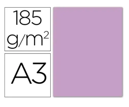 [700038] CARTULINAS CANSON IRIS A3 LILA 180 G (PACK 50 HOJAS) 420 × 297 MM        