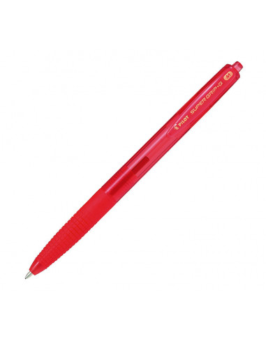 [120132] BOLÍGRAFO PILOT SUPER GRIP G ROJO · TINTA ACEITE · PUNTA 1,0 MM · CLIC RETRÁCTIL · GRIP