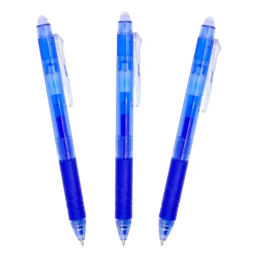 [120251] BOLÍGRAFO RAYLU IGNITE BORRABLE AZUL PACK 3  UDS AZULES