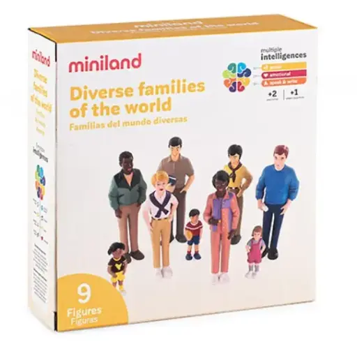 [826219] FIGURAS FAMILIAS DEL MUNDO 9UD
