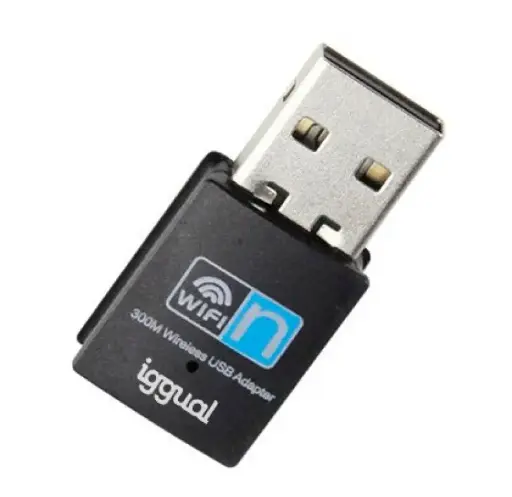 [827018] ADAPTADOR USB WIFI IGGUAL 300 MBPS MONO 2.4GHZ