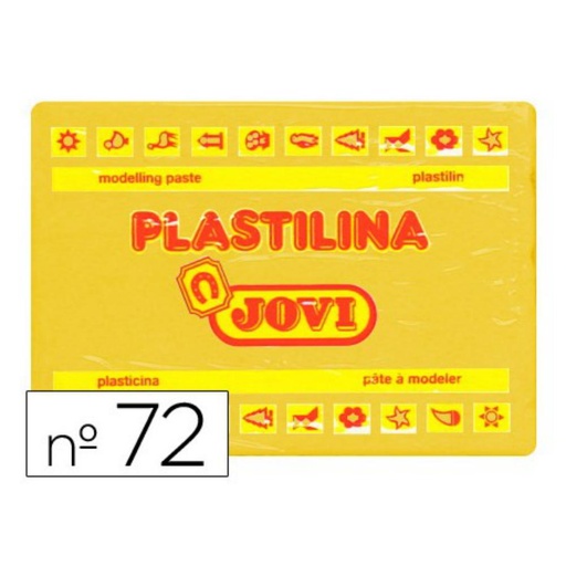 [649732] PLASTILINA JOVI  GRANDE 72 AMARILLO OSCURO 350 G
