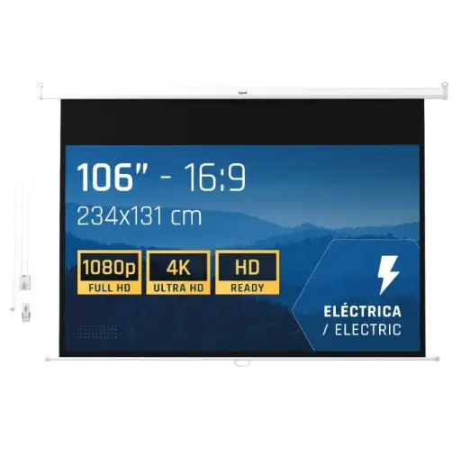 [800412] PANTALLA ELÉCTRICA PARA PROYECTOR 16:9 106" IGGUAL PSIPS234 