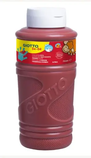 [826512] PINTURA GIOTTO DEDOS BE-BE 750ML MARRON
