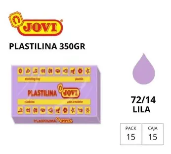 [649743] PLASTILINA JOVI GRANDE 72 LILA 350 G