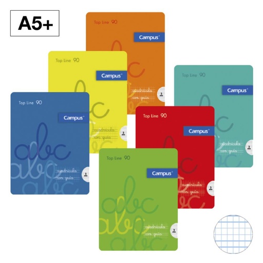 [002208] LIBRETA A5+ GRAPADA 48H 90GR MILIMETRADO