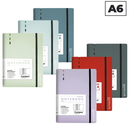 [002743] LIBRETA CAMPUS A6 T.PP 40H 80G