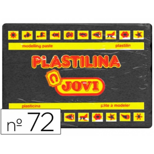 [649744] PLASTILINA JOVI  GRANDE 72 NEGRO 350 G