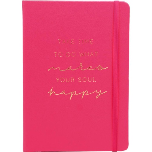 [002962] LIBRETA MO A5 C/GOMA 96H 80G ROSA