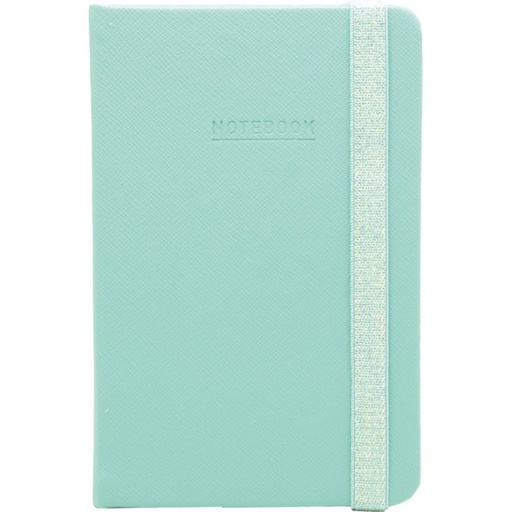 [002959] LIBRETA MO A6 C/GOMA 96H 80G TURQUESA