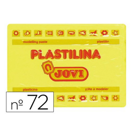 [649731] PLASTILINA JOVI GRANDE 72 AMARILLO CLARO 350 G