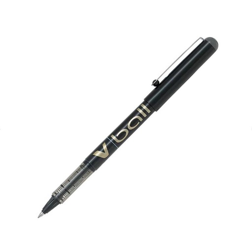 [080195] BOLÍGRAFO PILOT V-BALL 07 NEGRO · TINTA LÍQUIDA PIGMENTADA · PUNTA 0,7 MM · TRAZO 0,5 MM · PACK 12 UDS
