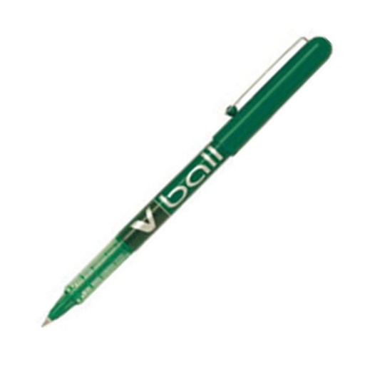 [119404] BOLÍGRAFO PILOT V-BALL 07 VERDE · TINTA LÍQUIDA PIGMENTADA · PUNTA 0,7 MM · TRAZO 0,5 MM · PACK 12 UDS