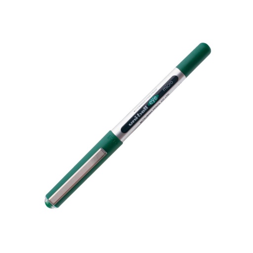 [119916] BOLÍGRAFO UNI-BALL EYE MICRO UB-150 VERDE · TINTA LÍQUIDA PIGMENTADA · PUNTA 0,5 MM · TRAZO 0,3 MM · PACK 12 UDS