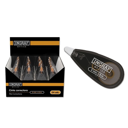 [081289] CINTA CORRECTORA INGRAF OFFICE MINI 5MM x 8 M