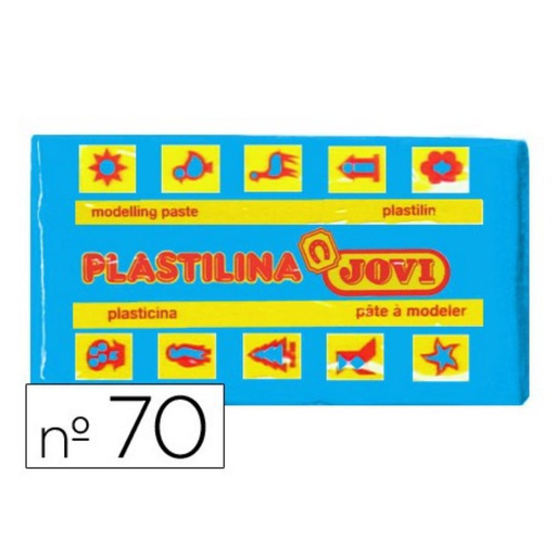 [649726] PLASTILINA JOVI PEQUEÑA 70 AZUL CLARO 50 G