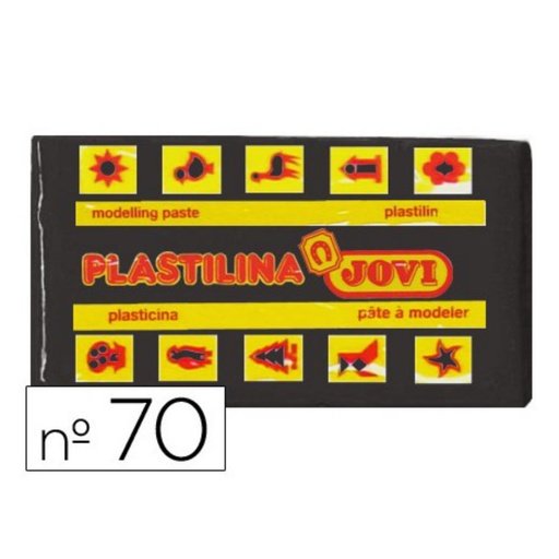 [649729] PLASTILINA JOVI PEQUEÑA 70 NEGRO 50 G