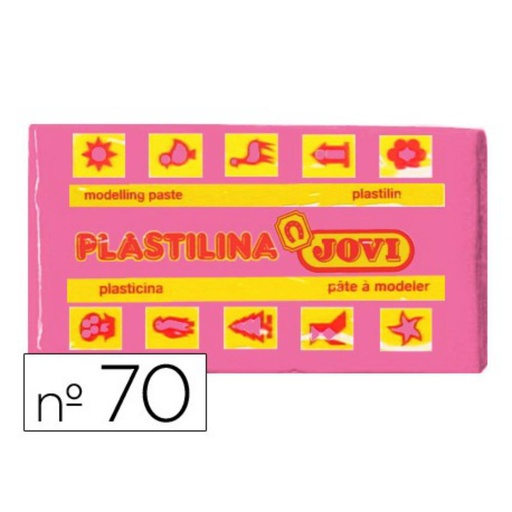 [649721] PLASTILINA JOVI PEQUEÑA 70 ROSA 50 G