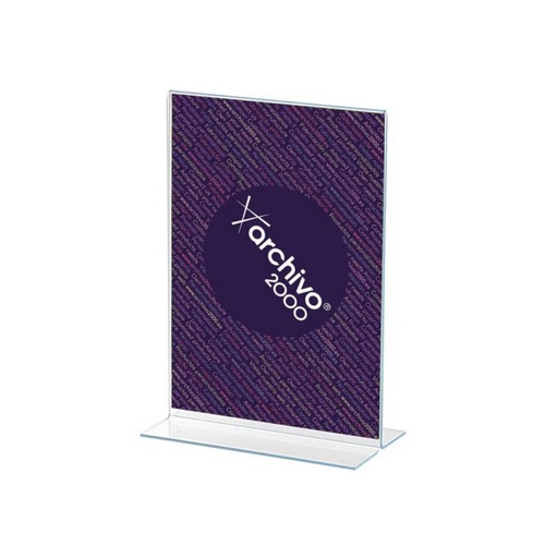 [068989] SOPORTE DE SOBREMESA EN FORMA DE T ARCHIVO 2000 A4 VERTICAL