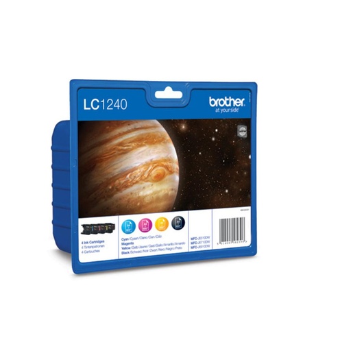 [165215] BROTHER MFCJ6510DW/MFCJ6710DW/MFCJ6910DW, PACK 4 CARTUCHOS. 600 PAG BK/C/M/Y.