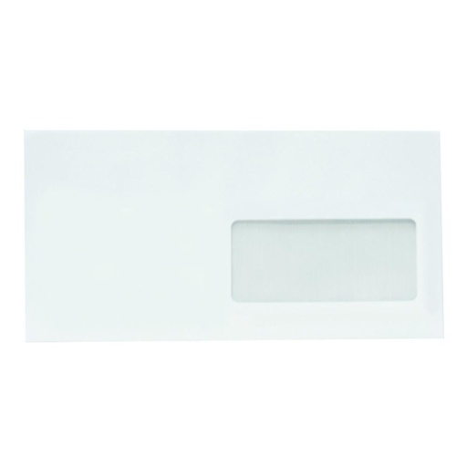 [001329] SOBRE AMERICANO CON VENTANA DERECHA 115 X 225 MM 90 G SOLAPA RECTA – CAJA 500 UD